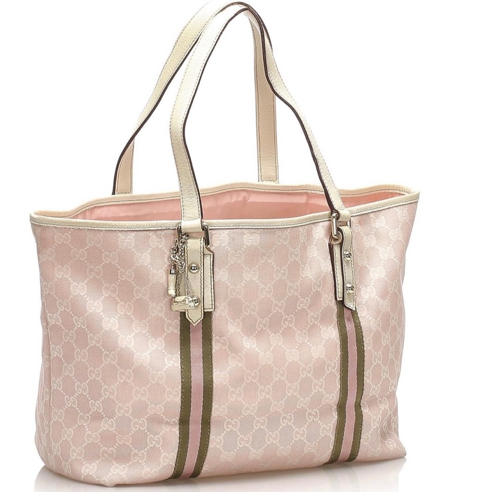 Gucci monogram tote purse